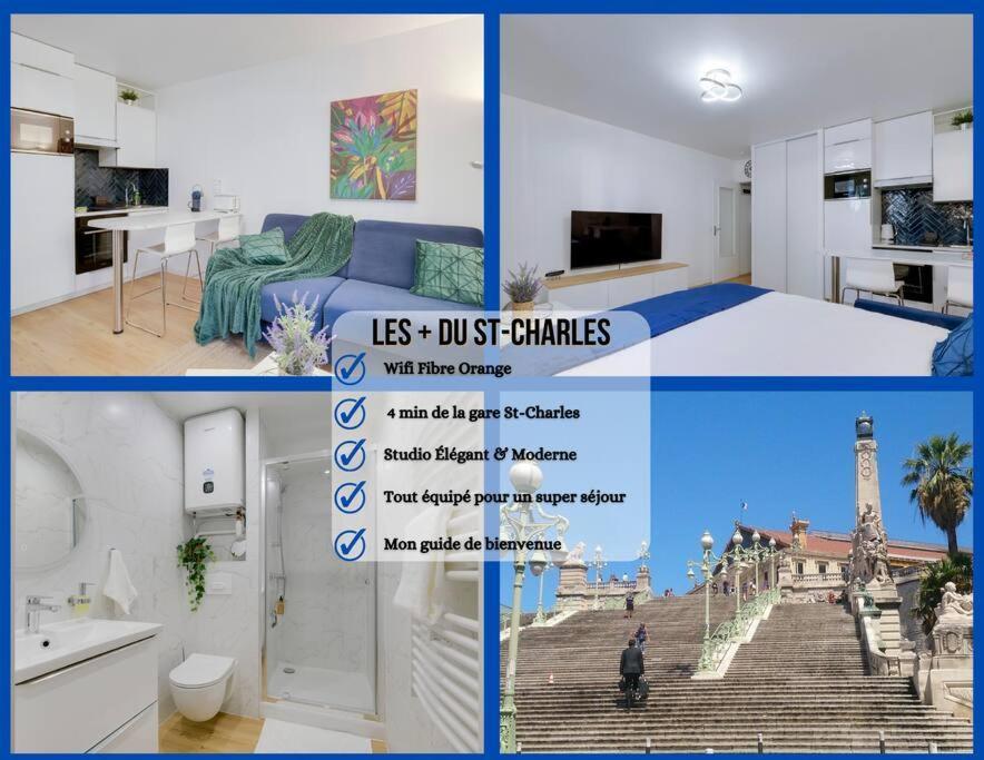 Le St-Charles#Wifi#Tgv Apartment Марсилия Екстериор снимка